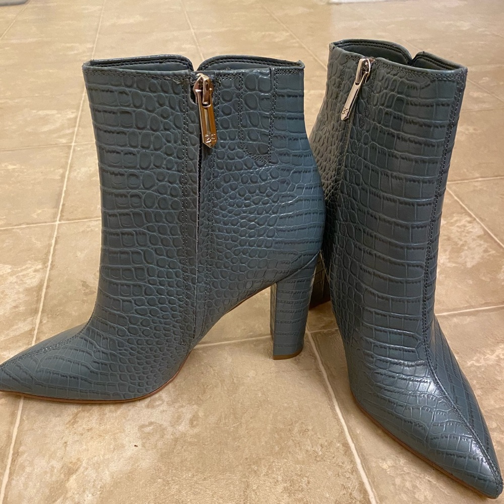 Sam Edelman teal bootie